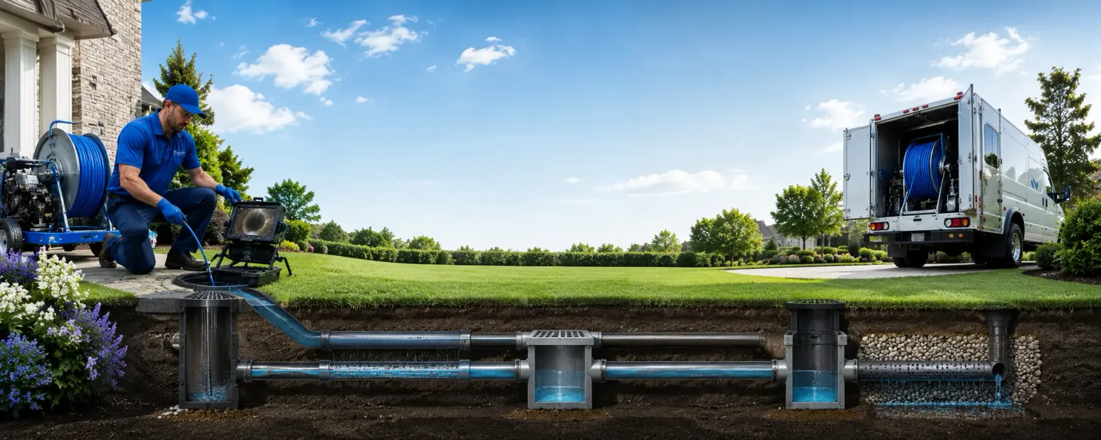 Outdoor drain cleaning information for Westport, NY